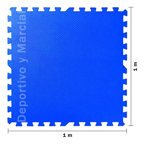 Imagen 3 de 9 de Kit 9 Pisos Goma Encastrable 1x1m 30 Mm Judo Jiu Jitsu Tkd