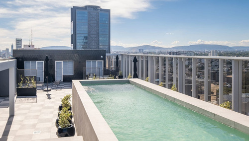 Departamento 1 Recamara Con Balcon Con Amenidades Con O Sin Muebles