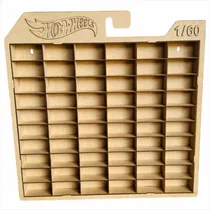 Comprar Exhibidor De Carritos Hotwheels 60 Espacios Mdf Hotwheels