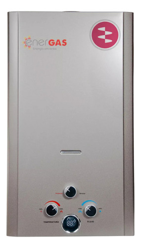 Calentador Instantáneo De Agua Energas Boiler De Paso 12l Gris Oscuro Glp