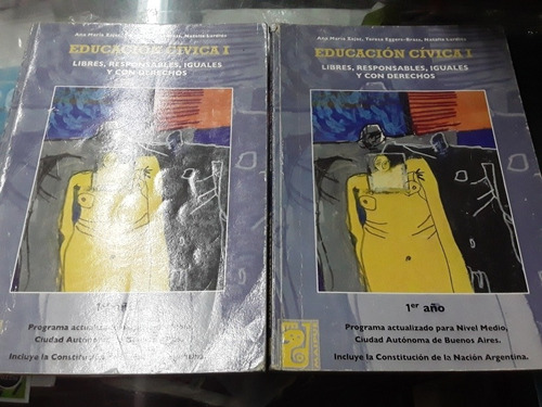 Educación Cívica 1 Ed Maipue Libres Responsables Lote X 2 (Usado)