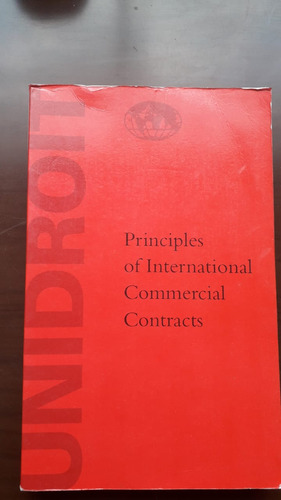 Livro Principles Of International Comercial Contracts Unidroit - Unidroit [1994]