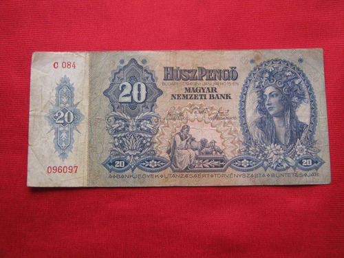 Hungría 20 Pengo 1941
