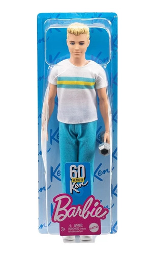 Barbie Ken 60th Anniversary Doll Workout Look Great Shape (Usado)