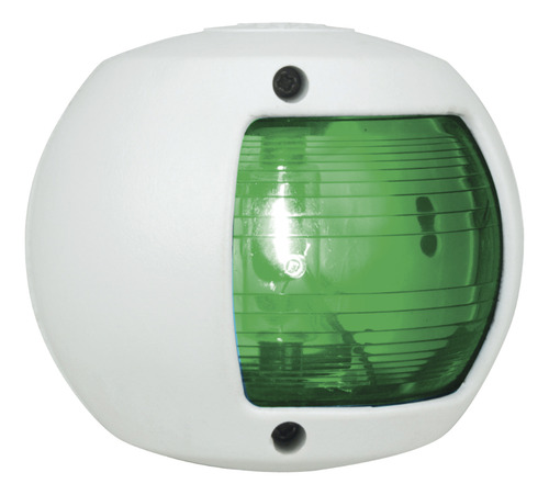 Luz Lateral De Navegación En Color Verde Con Carcasa Blanca