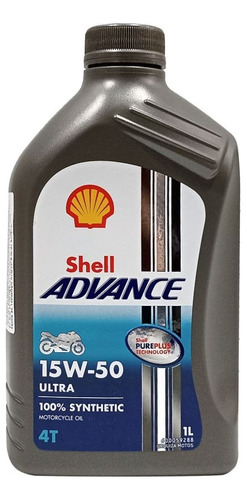 Aceite Shell Advance Ultra 15w50 Sintetico En Cycles