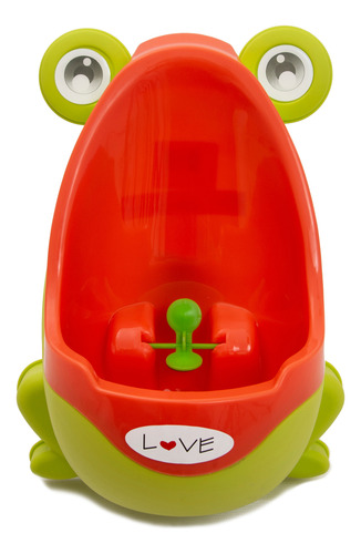 Urinal Pelela Mingitorio Sapito Infantil Sopapa Ventosa Naranja