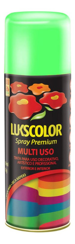 Tinta Spray Lukscolor Verde Lima Brilhante 400ml