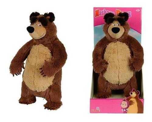 Peluche Oso Masha Y Oso 39 Cm- Muñeco Juguete Original