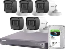 Comprar Kit Seguridad Hikvision Dvr 8 +1tb + 5 Camaras 2mp Ip66 Ext