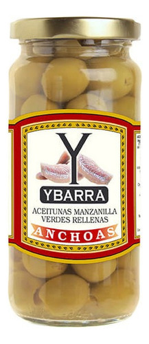 Aceitunas Verdes Rellenas Anchoas Ybarra 240gr España