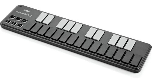 Teclado controlador Korg Nanokey2 USB Midi Black