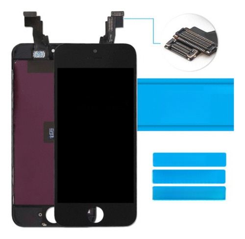 Negro Para El iPhone 5c Lcd Display Pantalla Táctil Digitali