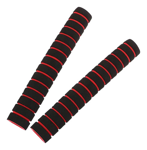 2x Empuñadura De Tubo De Espuma, Empuñadura Hacia Rojo