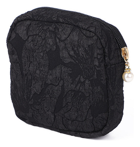 Bolsa De Maquillaje De Lona Portátil De Gran Capacidad Para