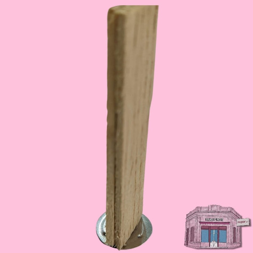 Pabilo De Madera Natural Y Eco-parafina Y Cera De Soja- Pm2