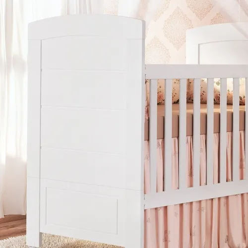 Conjunto Quarto Bebê Completo Cléo 100%mdf Com Guarda Roupa