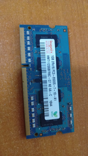 Memoria Ram 1gb 2rx16 Pc3 8500s