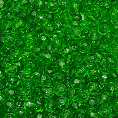 60 Miçangas Contas De Cristal Vidro 10mm Umbanda E Candomble Cor Verde-claro