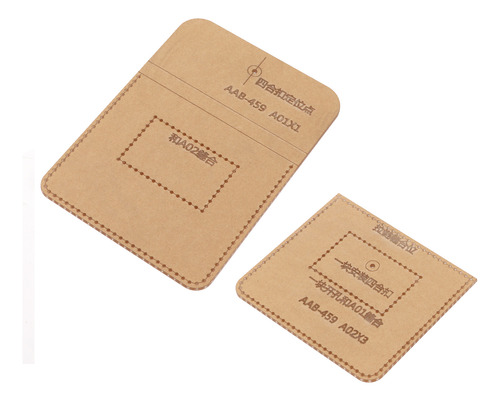 Cartera Hecha A Mano Transparente Para Bricolaje Con Plantil
