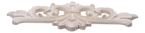 Furni Decorativo Con Apliques En Esquinas Talladas En Madera
