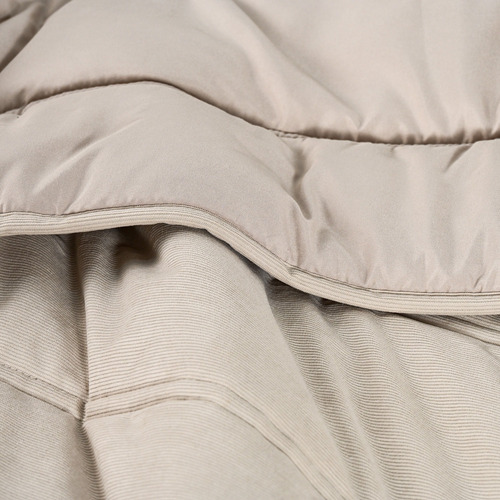 Plumón Microcotele Cannon 2 Plazas Beige