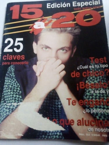 Revista 15 A 20 Año 1994 Cristian Castro