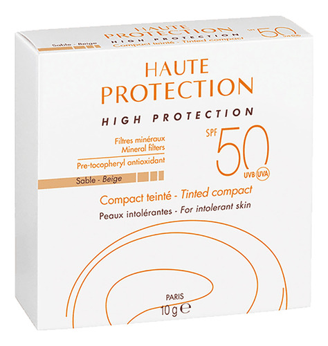 Protector Solar En Maquillaje Compacto Fps50 Contra Imperfec