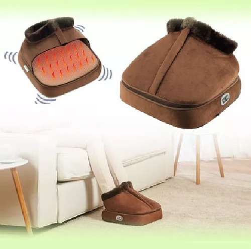 Bota Calefactor Calienta Masaje Pies Cuello Espalda Abdomen