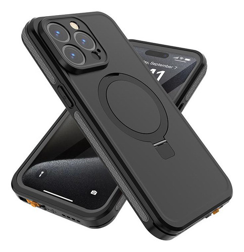 .funda For iPhone 15 Pro Funda Impermeable Ip68 A Prueba De