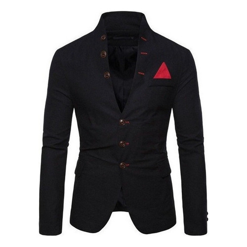 Blazer Saco Delgado For Man Slim Fit Cuello Alto Nuevo