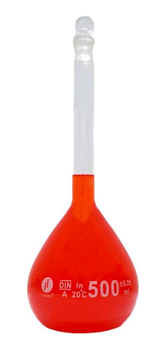 Matraz Volumetrico De Vidrio 500 Ml Jf Lhabo