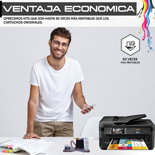 Sistema De Tinta Continua Compatible Epson Xp 442 Xp 445