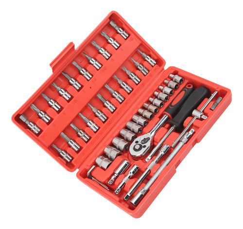 Kit De Herramientas Para Mecánica Automotriz, 46 Piezas, Con