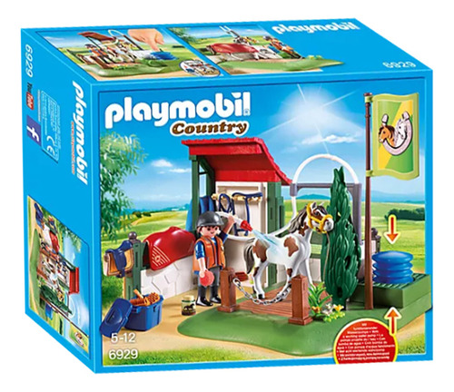 Playmobil Estacion De Liempieza Para Caballos 6929 