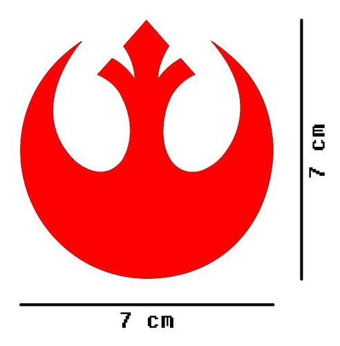 Star Wars Rebel Alliance Sticker Vinil 2p R $135 Mikegamesmx