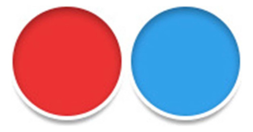 100pcs Bingo Chips Math Counters For Kids For Game Red Blue