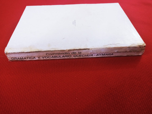 Compendio De La Gramatica Y Vocabulario Quechua - Aymara (Usado)