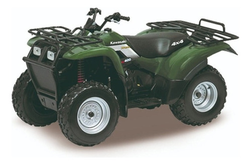 Welly 1:12 Atv Kawasaki Prairie 400 4x4 Militar Cuatriciclo