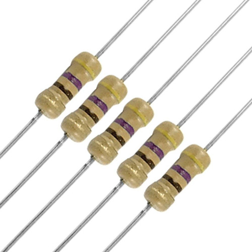 Resistor 470 Ohm 5% 1/4w 0,25w 300 Peças Leds 5mm 12v Outros