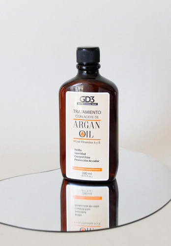 Aceite De Argan Tratamiento Para Cabello Gd3 Antifrizz 60 Ml