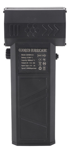 Ventilador Portátil Air Duster Super Dry, 14000 Rpm, 52 M/s