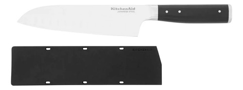 Cuchillo para cortar carne Santoku forjado de 7 peniques con funda de acero inoxidable Kitchenaid Color