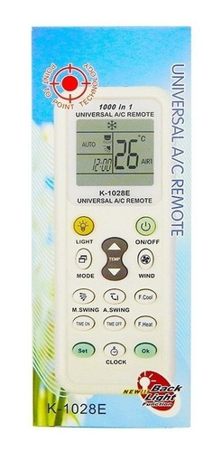 Imagen 3 de 4 de Control Remoto Universal Aire Acondicionado Split Ventana
