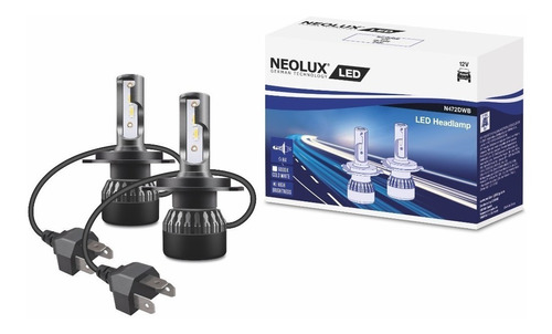 Juego Led Neolux H4 12v 18/18w P43t Alta Y Baja Junta 