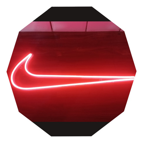 Cartel Neon Led Luminoso Nike Casa De Deportes