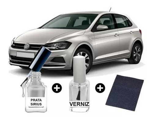 Tinta Tira Risco Vw Saveiro Cross 2021 Prata Sirius