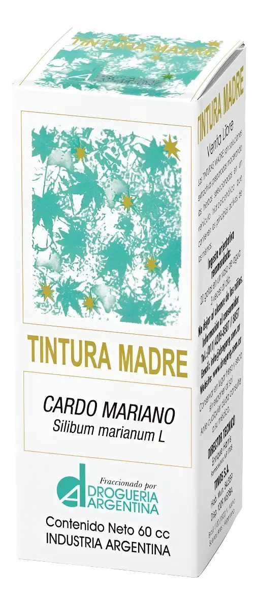 Tintura Madre Cardo Mariano 60ml Droguería Argentina Líquido