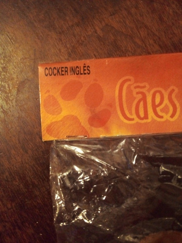 Miniatura Cocker Inglês Coleção Cães De Raça Novo E Lacrado!