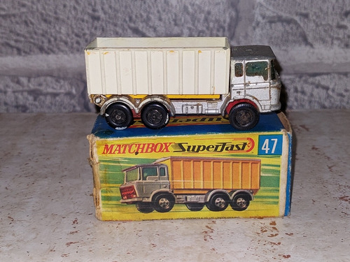 Miniatura Matchbox N° 47 Daf Tipper Container Truck 1968